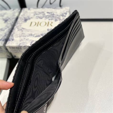 christian dior bifold wallet|Christian Dior men's wallet prices.